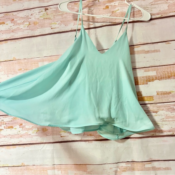 NEW Lisa & Lucy Flounce Hem A Line Cami Top - Picture 2 of 5